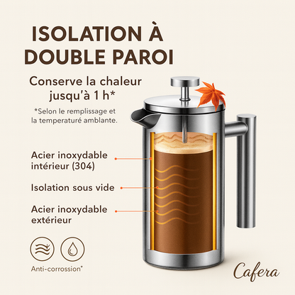 Cafetière à Piston Isotherme